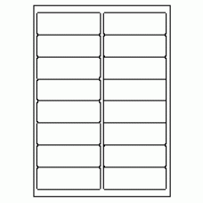 422 - Label Size 97mm x 34mm - 16 labels per sheet